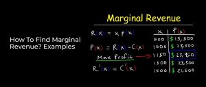 How To Find Marginal Revenue