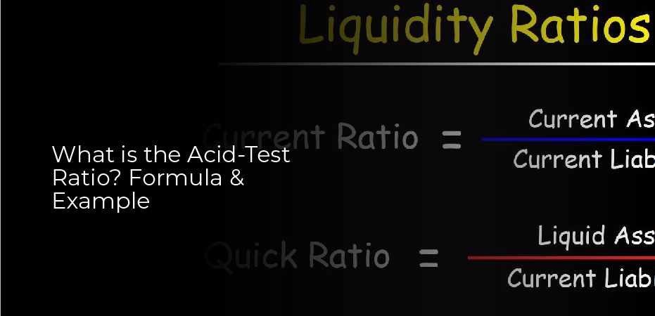 acid-test ratio
